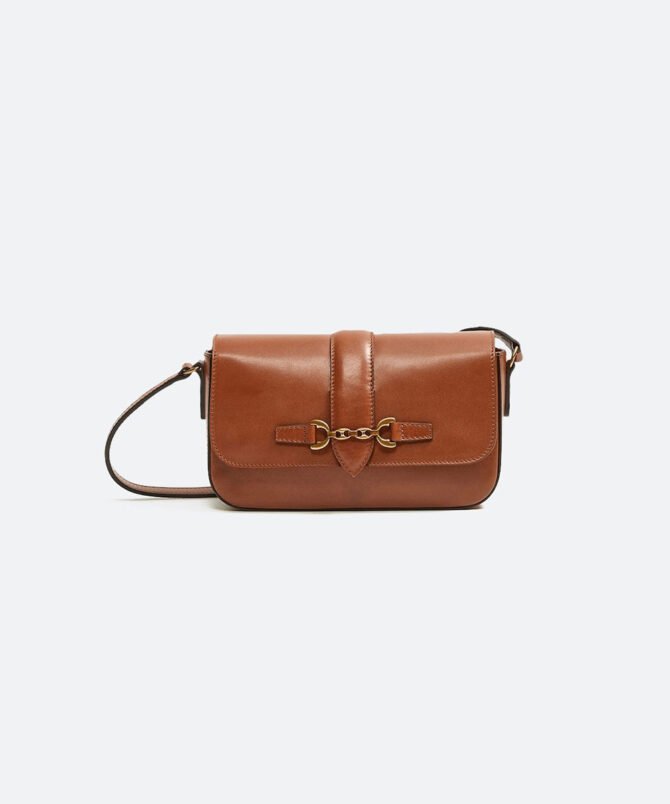 Solid Crossbody Bag - Image 3